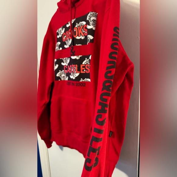 Crooks&Castles Red Hoodie - Large - Picture 3 of 9